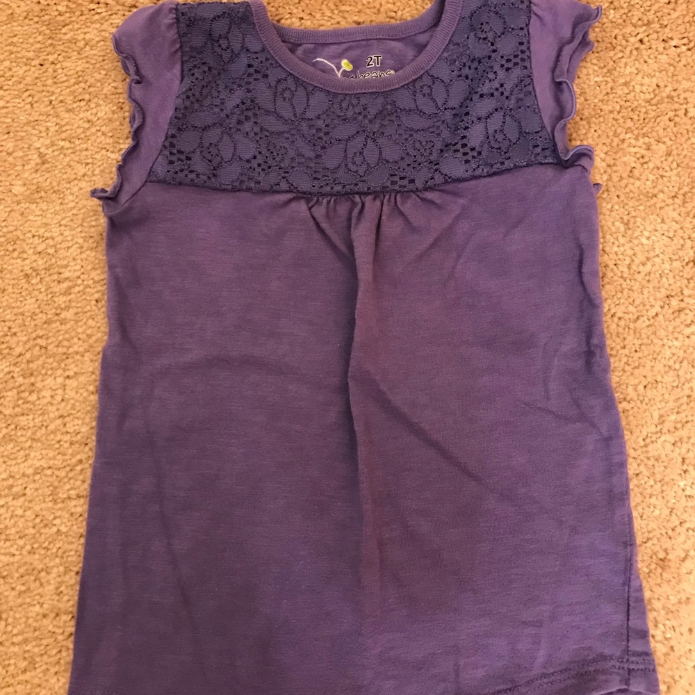 Jumping Beans| purple short sleeve shirt